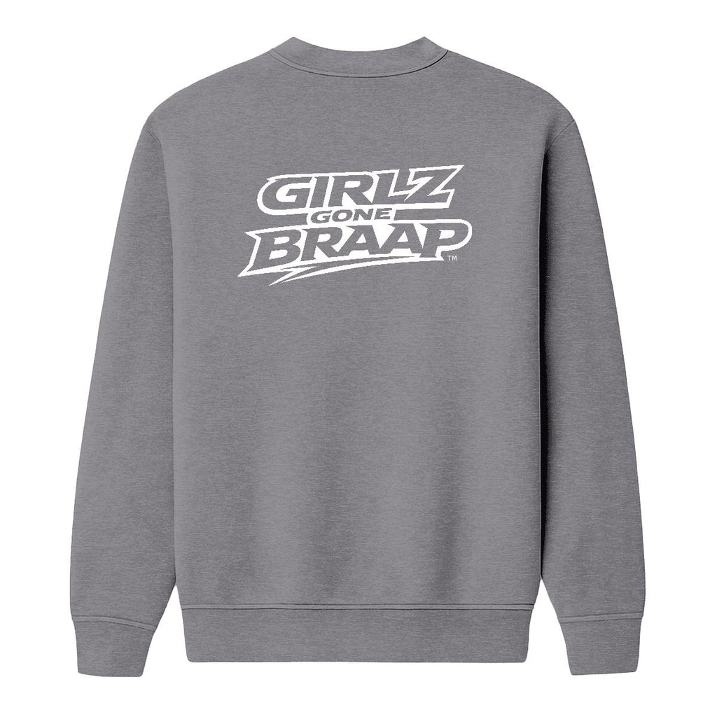 2-wheel drive crewneck - White Logo