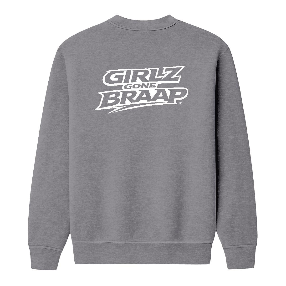 2-wheel drive crewneck - White Logo