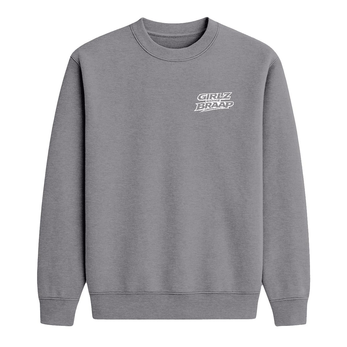 2-wheel drive crewneck - White Logo