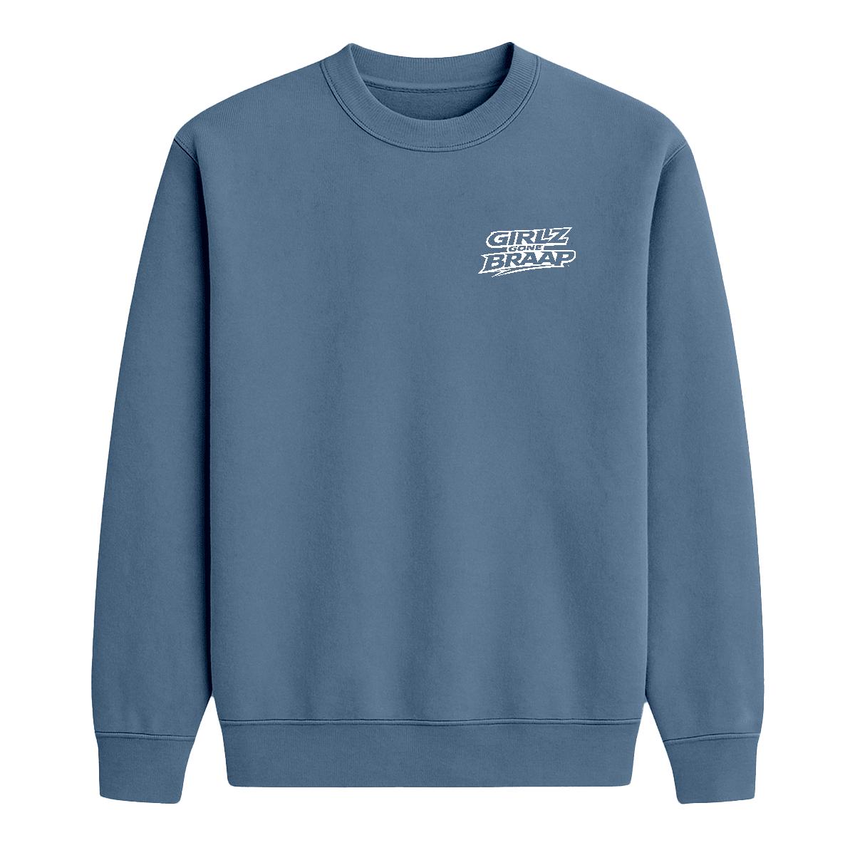 2-wheel drive crewneck - White Logo