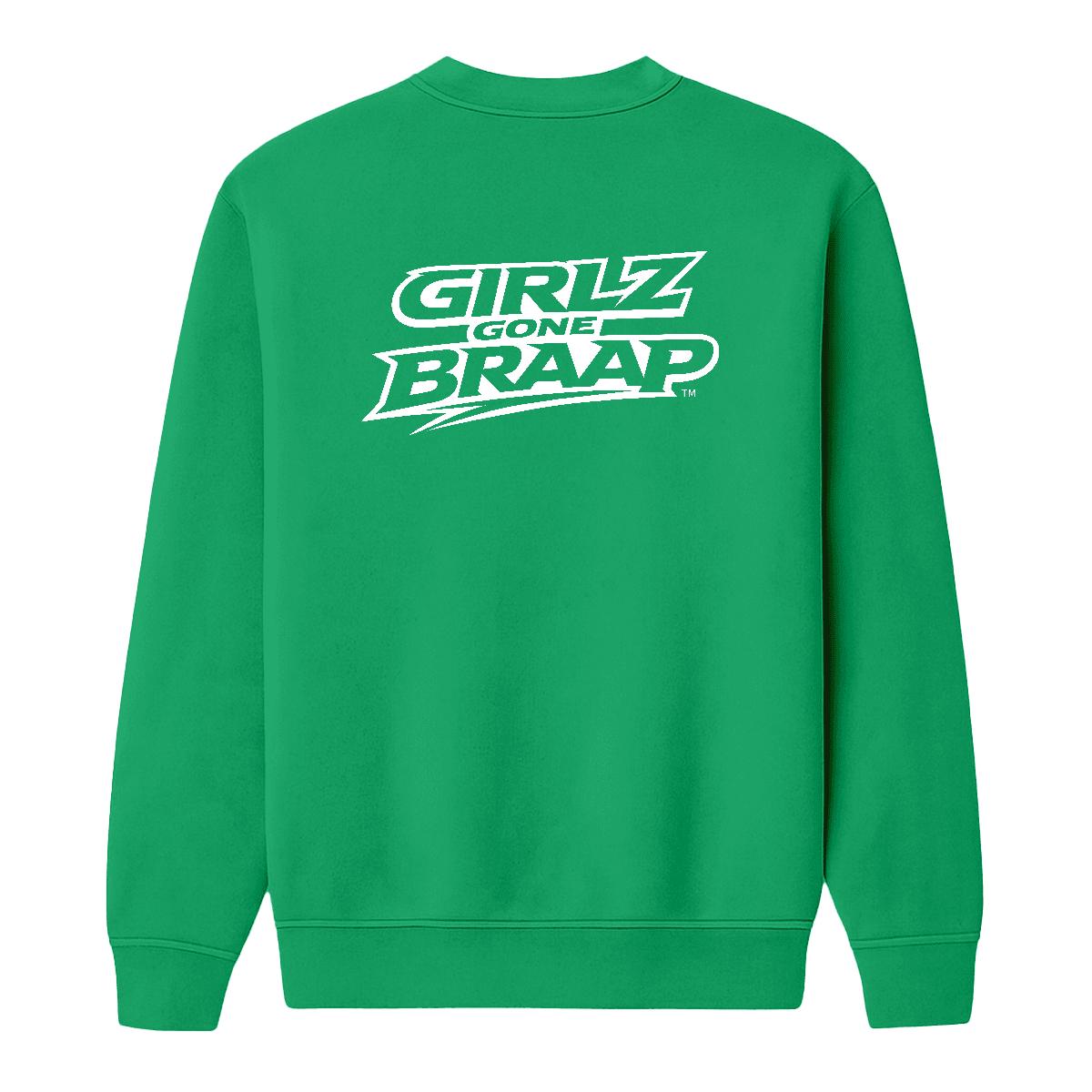 2-wheel drive crewneck - White Logo