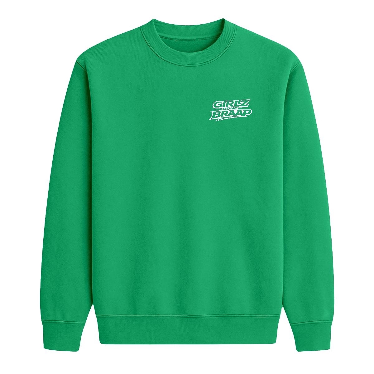 2-wheel drive crewneck - White Logo