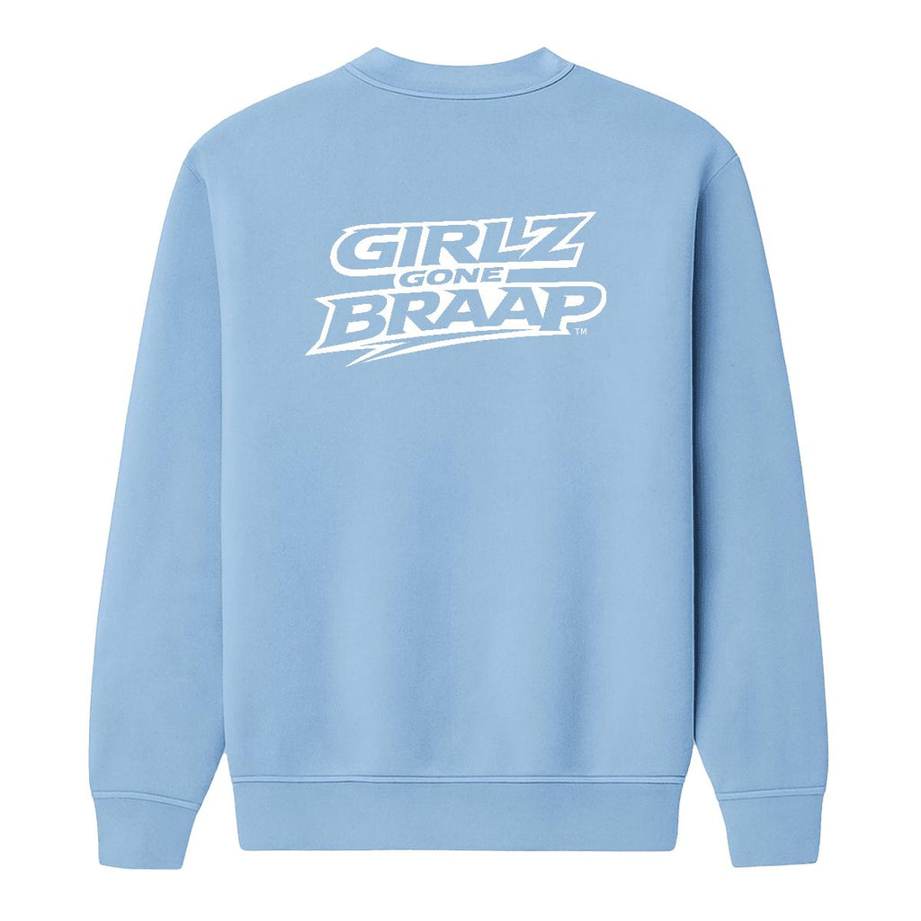 2-wheel drive crewneck - White Logo