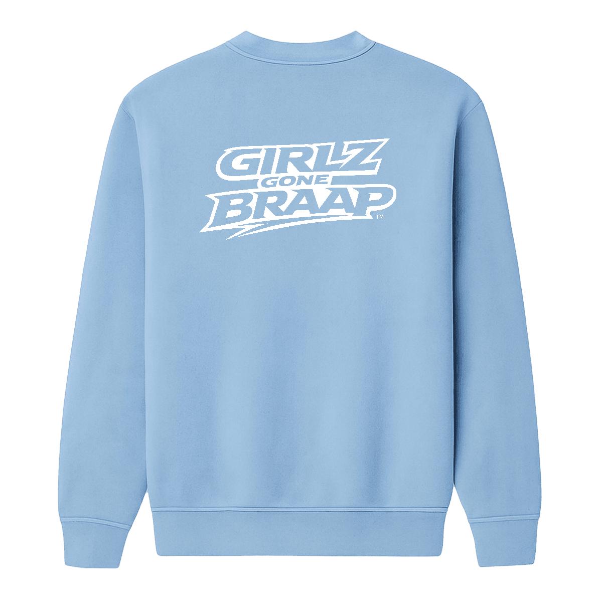 2-wheel drive crewneck - White Logo