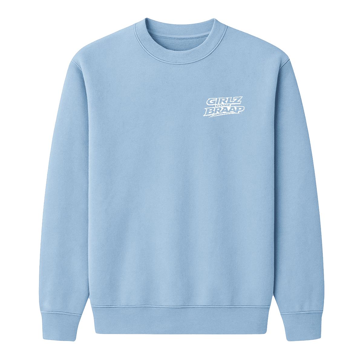 2-wheel drive crewneck - White Logo