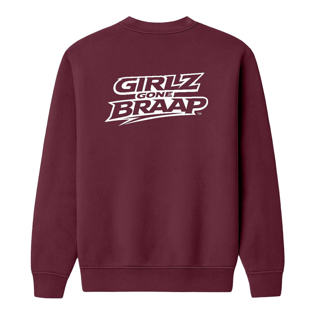 2-wheel drive crewneck - White Logo