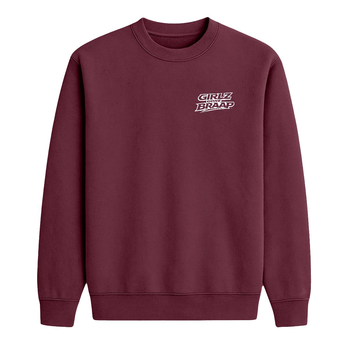 2-wheel drive crewneck - White Logo