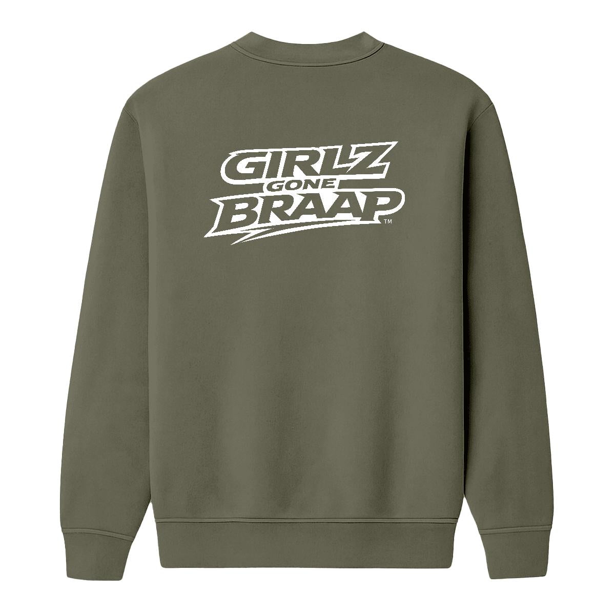 2-wheel drive crewneck - White Logo