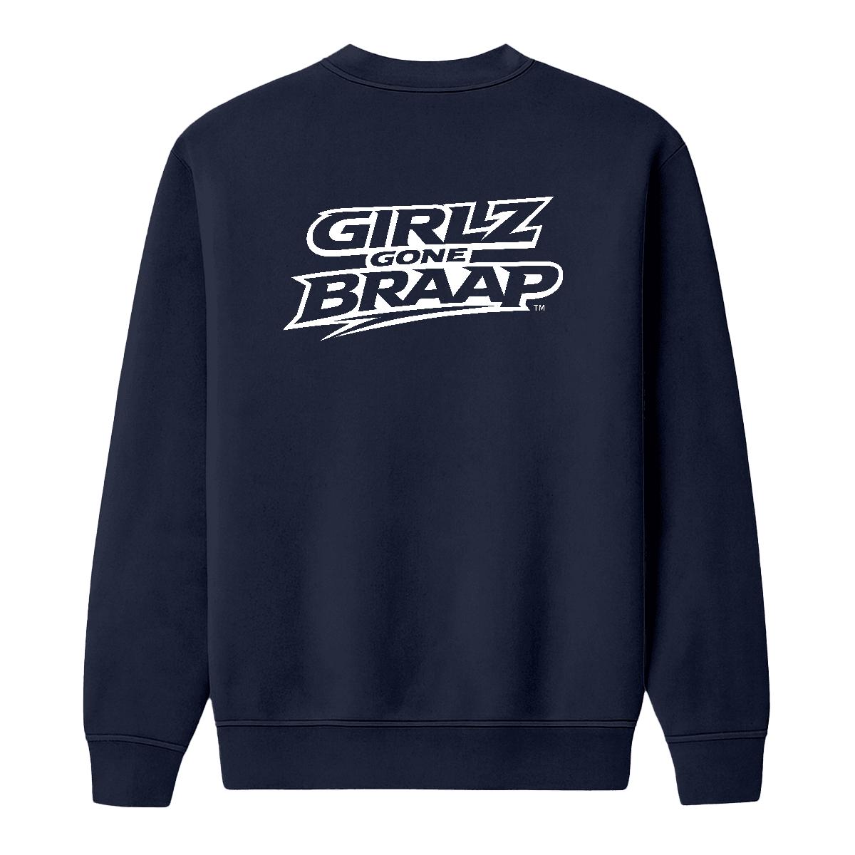 2-wheel drive crewneck - White Logo