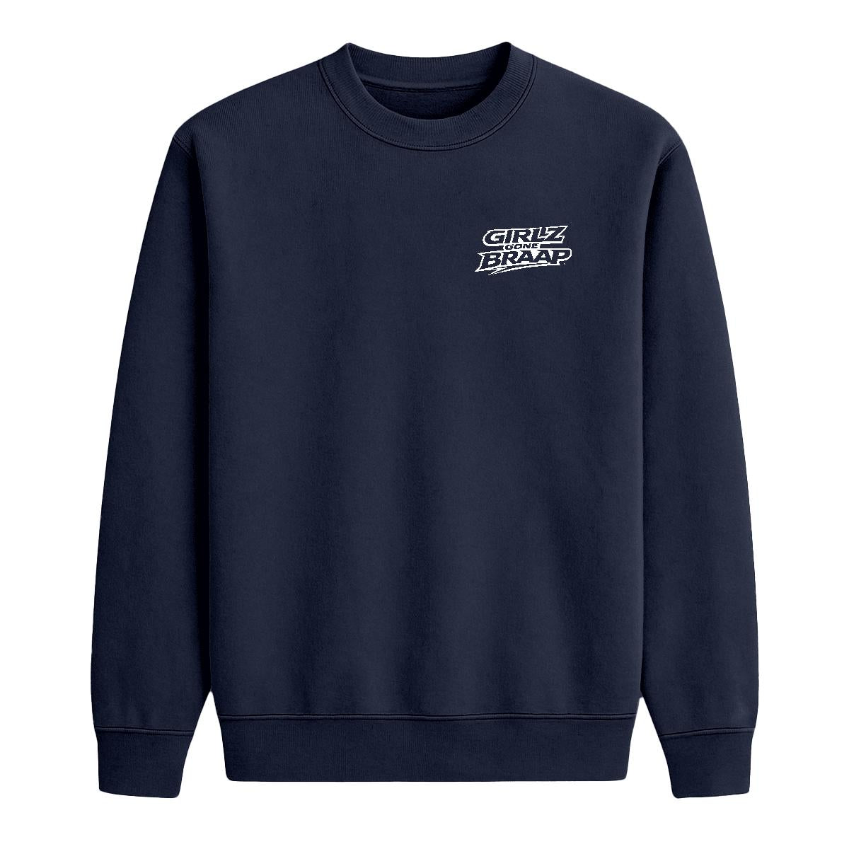 2-wheel drive crewneck - White Logo
