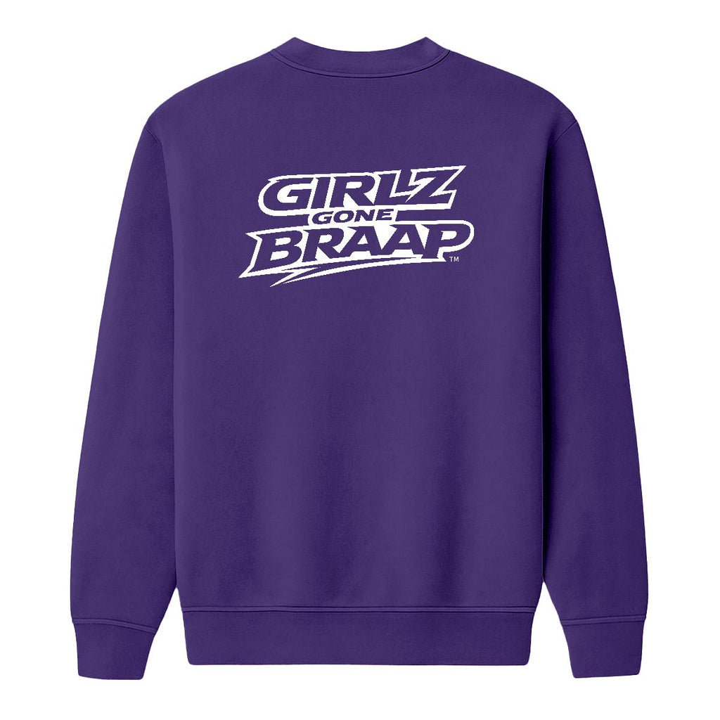 2-wheel drive crewneck - White Logo