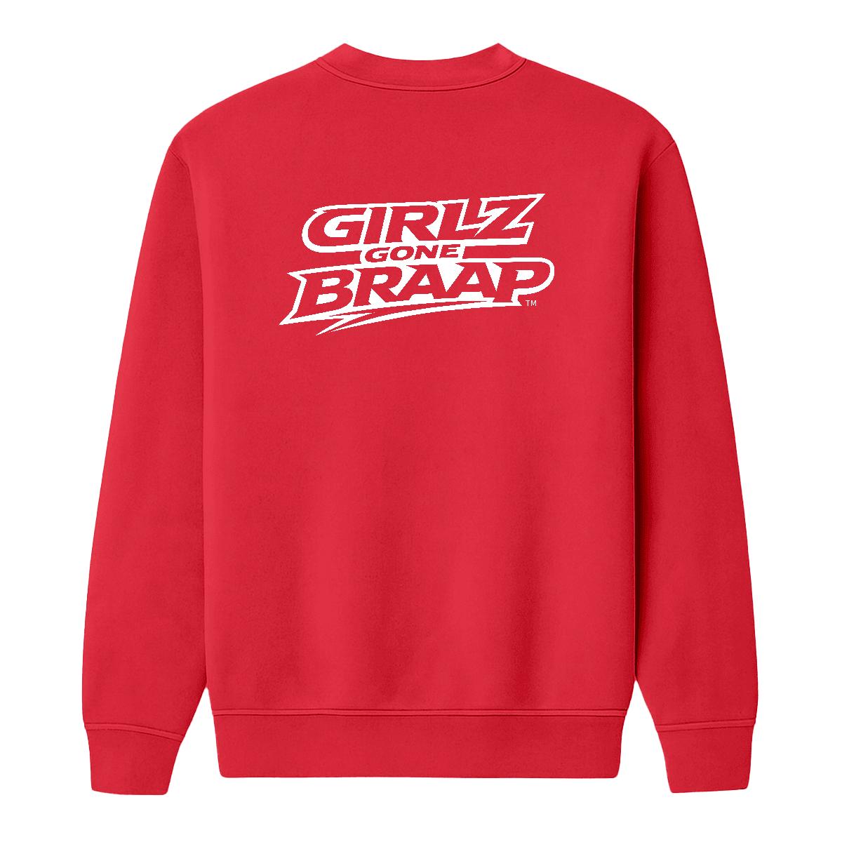 2-wheel drive crewneck - White Logo