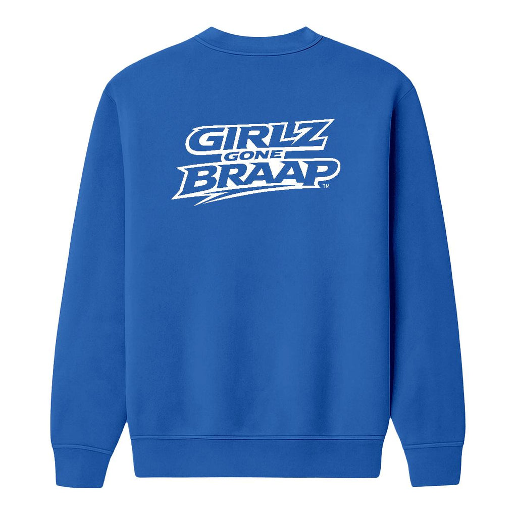 2-wheel drive crewneck - White Logo