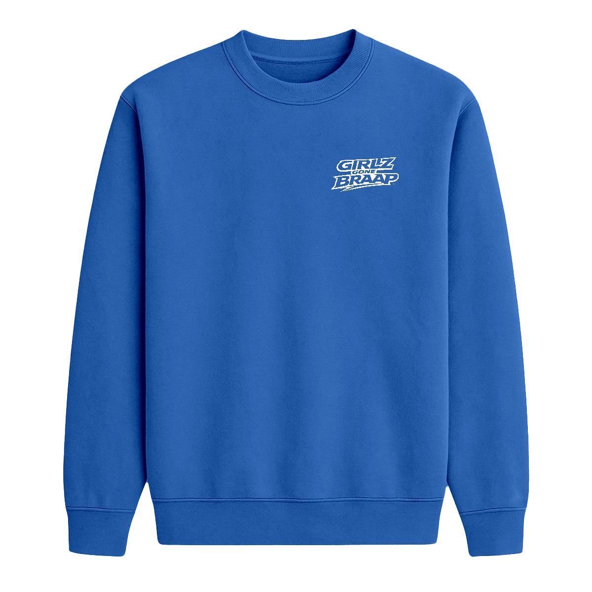 2-wheel drive crewneck - White Logo