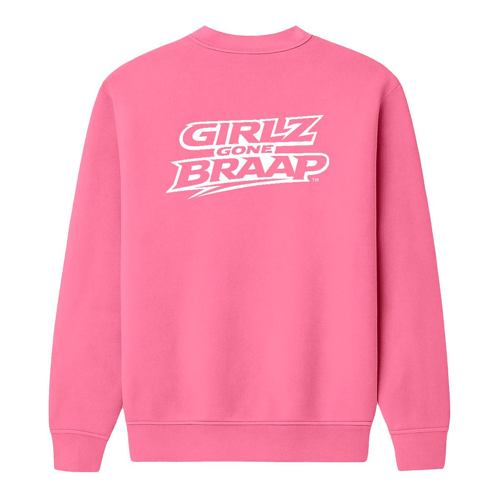 2-wheel drive crewneck - White Logo