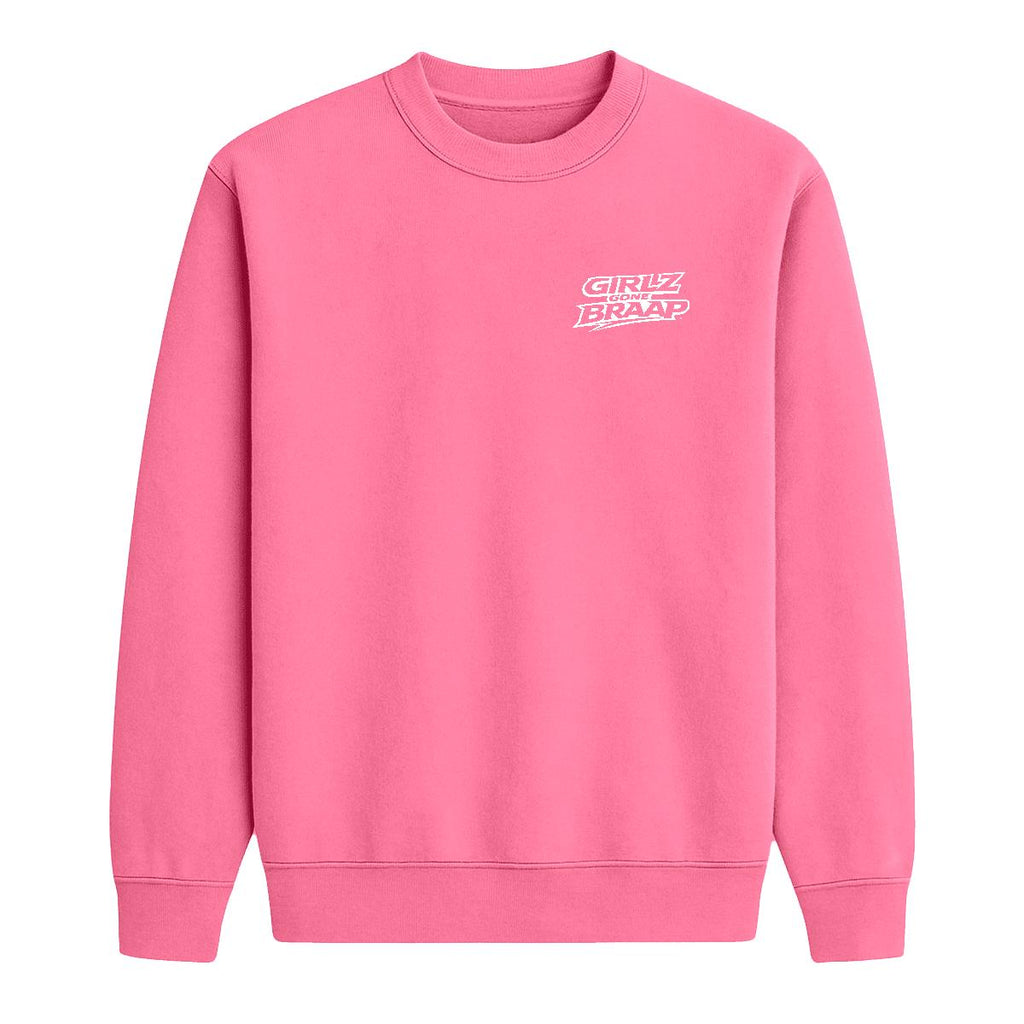 2-wheel drive crewneck - White Logo