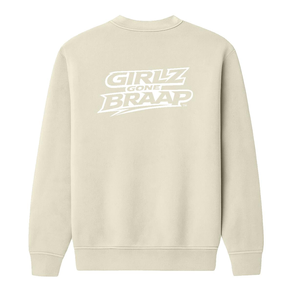 2-wheel drive crewneck - White Logo