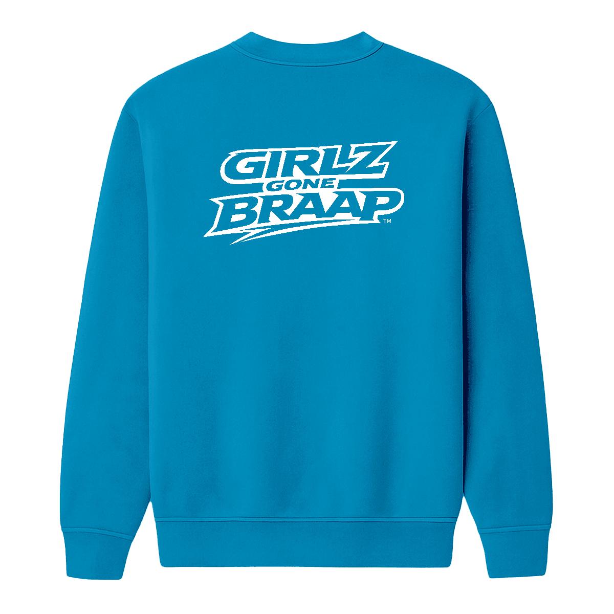 2-wheel drive crewneck - White Logo