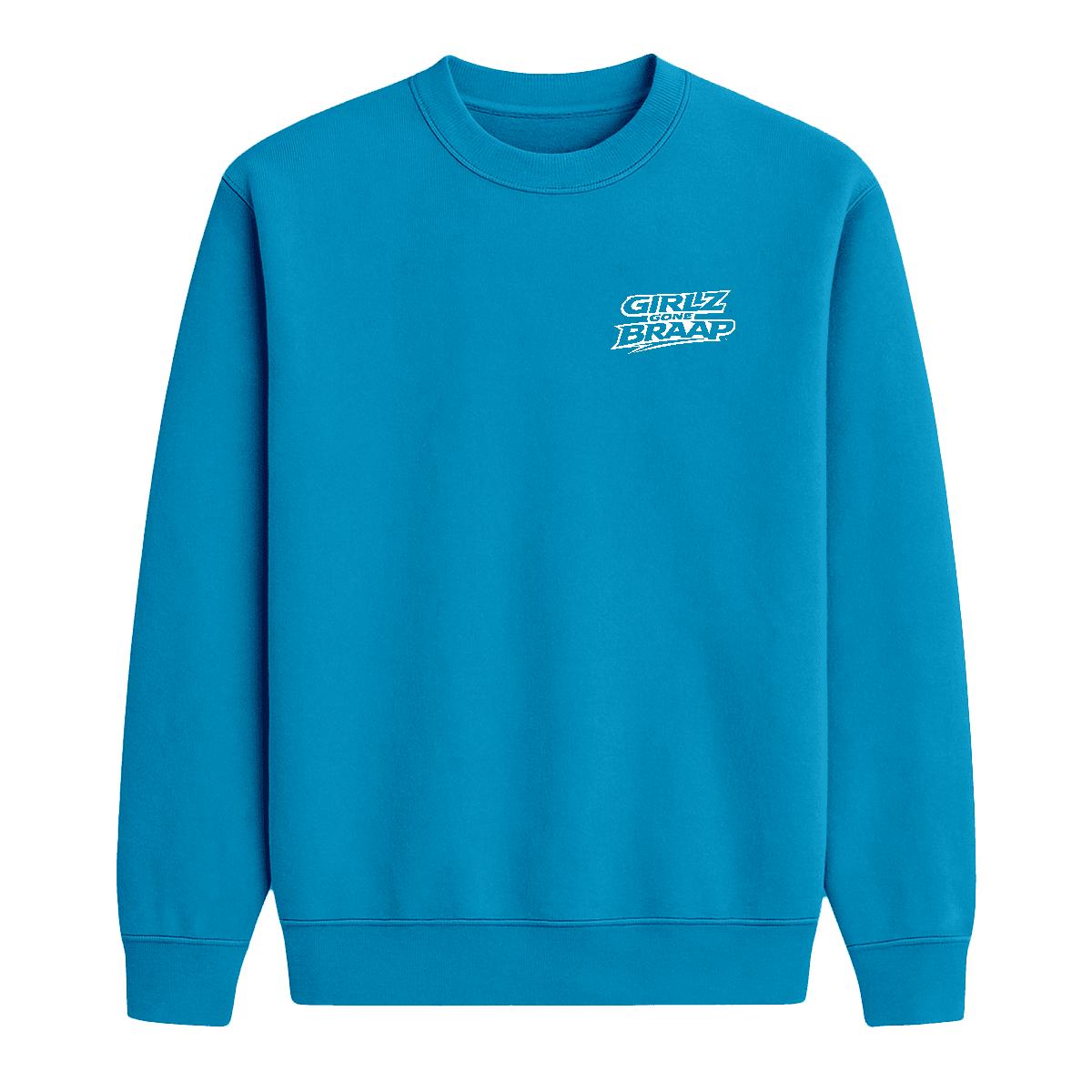 2-wheel drive crewneck - White Logo