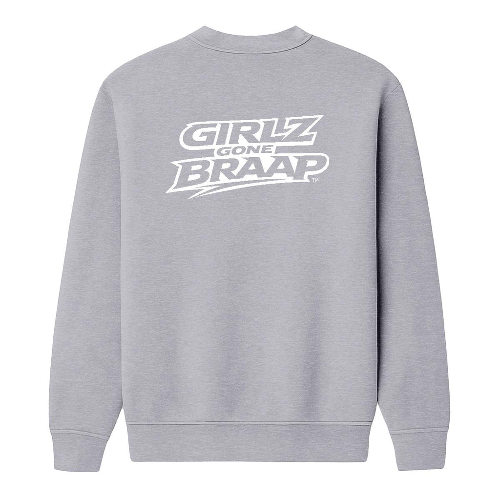 2-wheel drive crewneck - White Logo