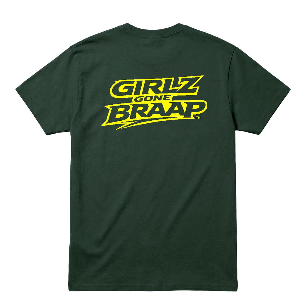 2-wheel drive T - lime yellow logo