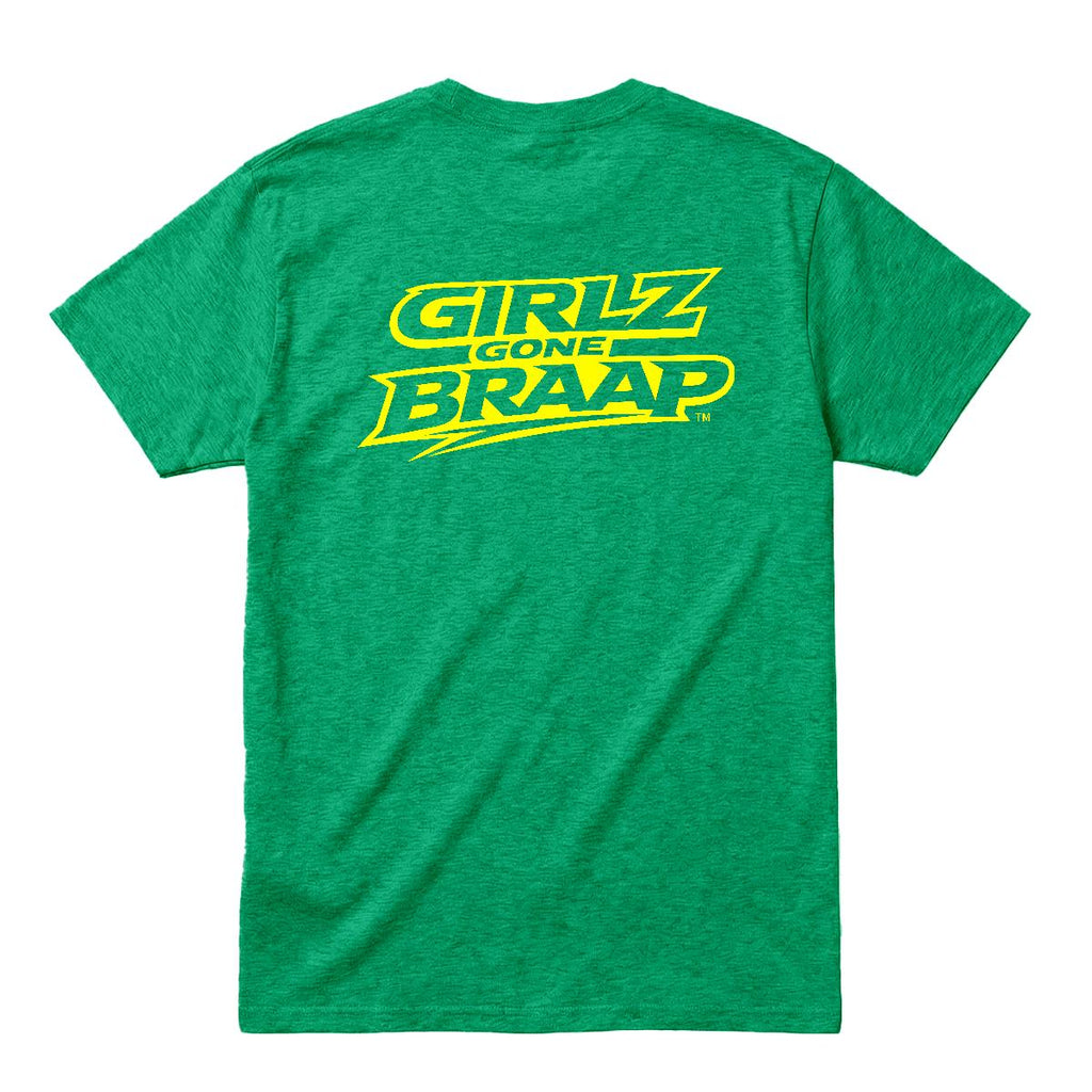 2-wheel drive T - lime yellow logo
