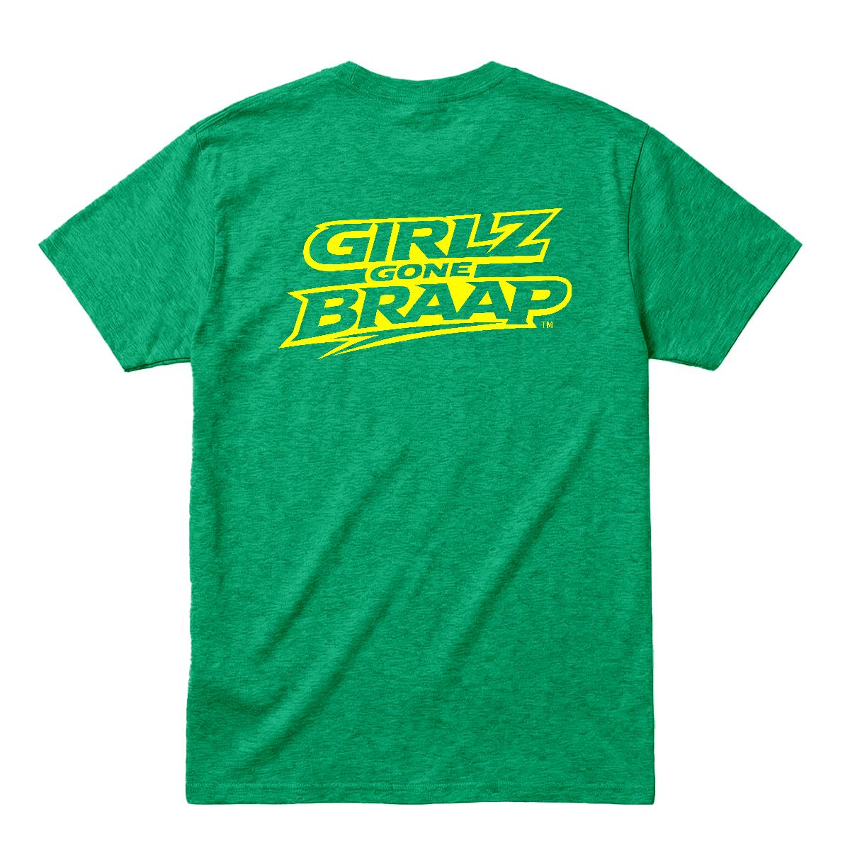 2-wheel drive T - lime yellow logo