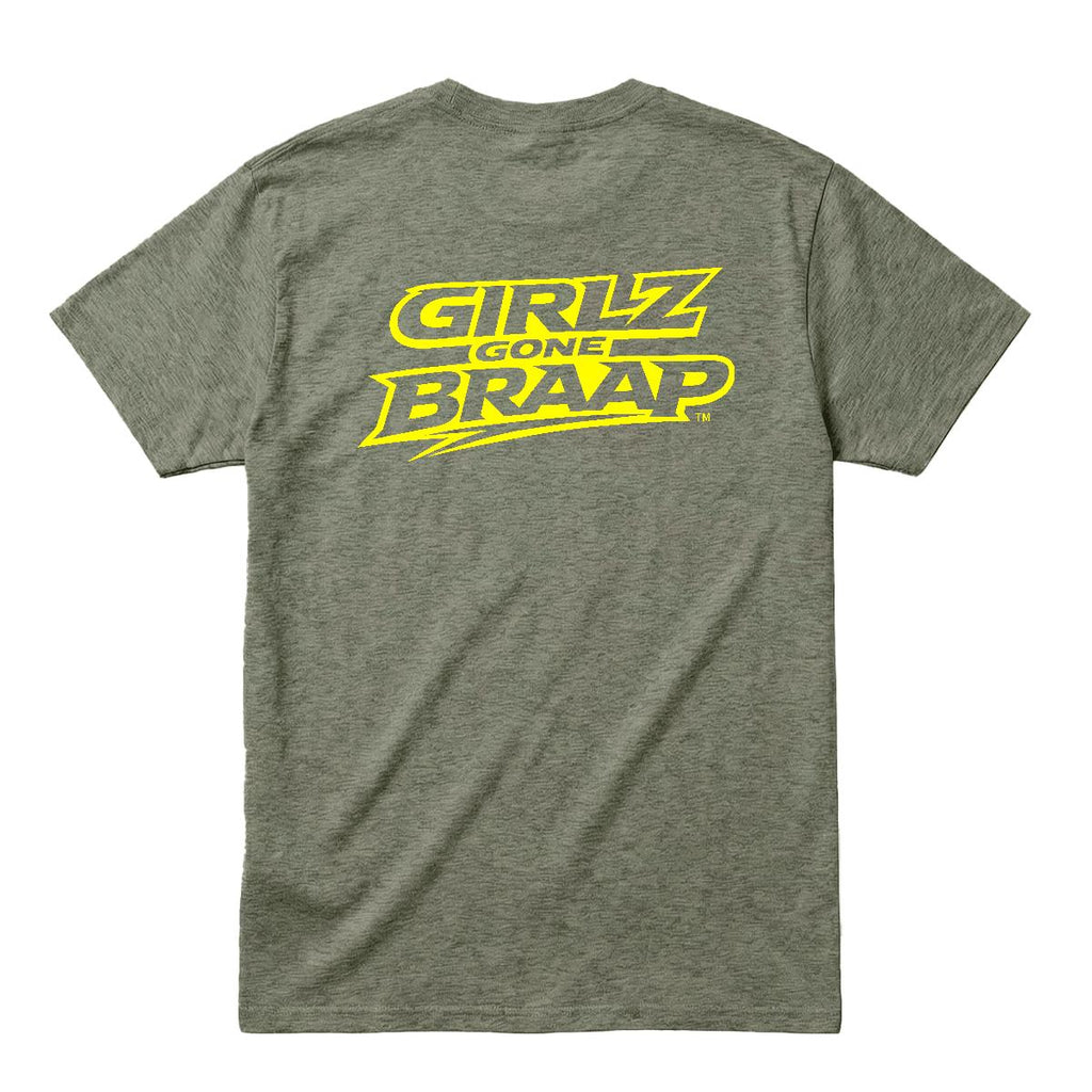 2-wheel drive T - lime yellow logo