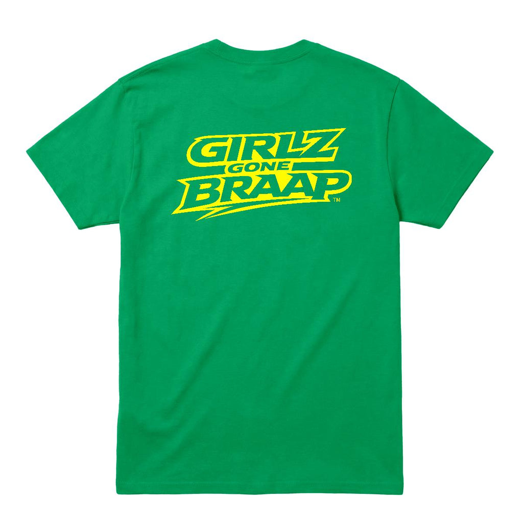 2-wheel drive T - lime yellow logo