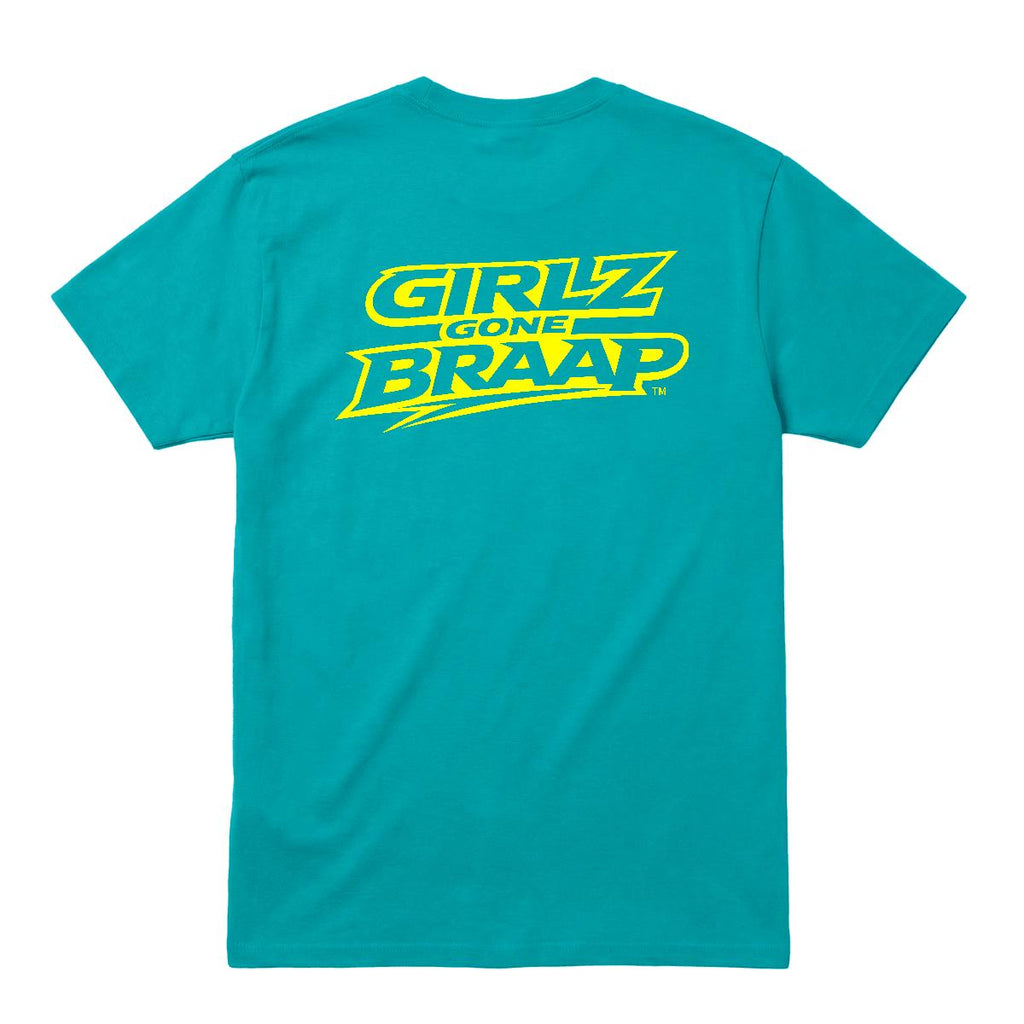 2-wheel drive T - lime yellow logo