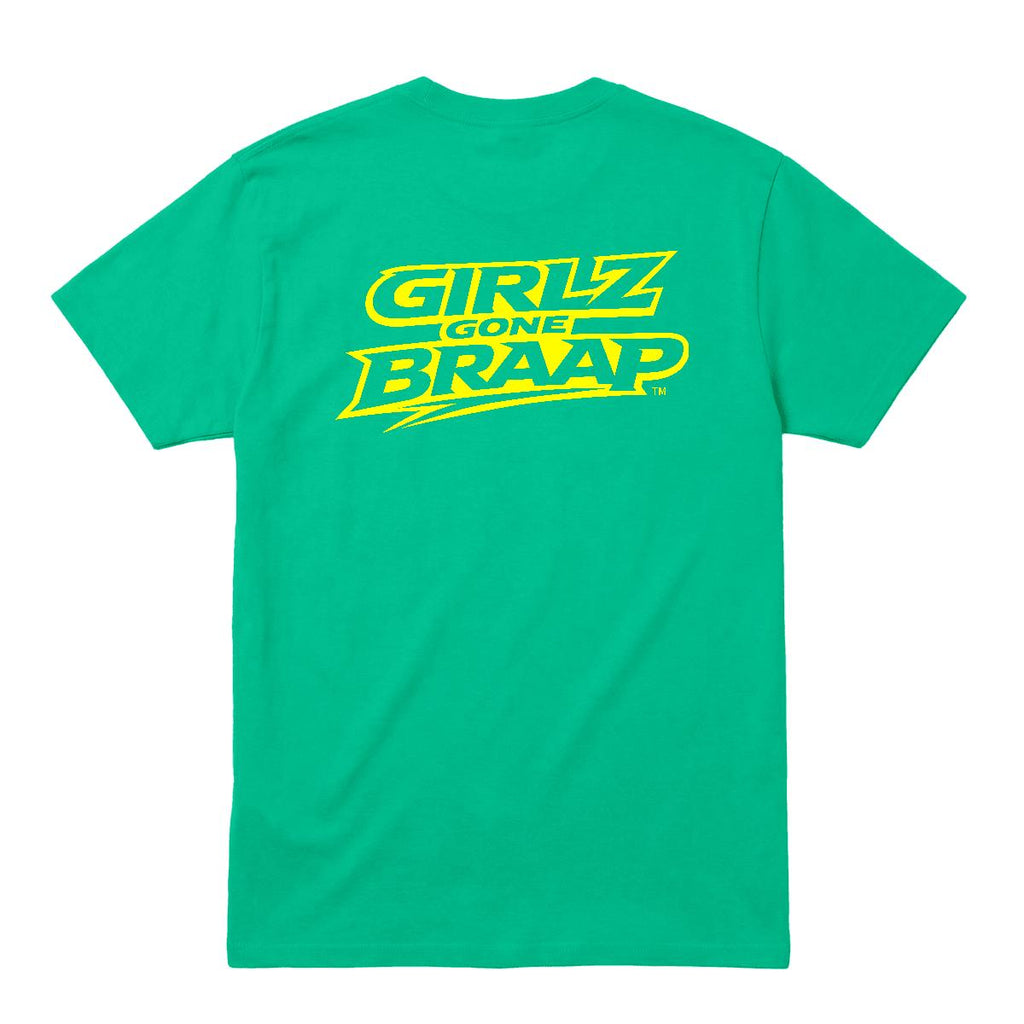 2-wheel drive T - lime yellow logo