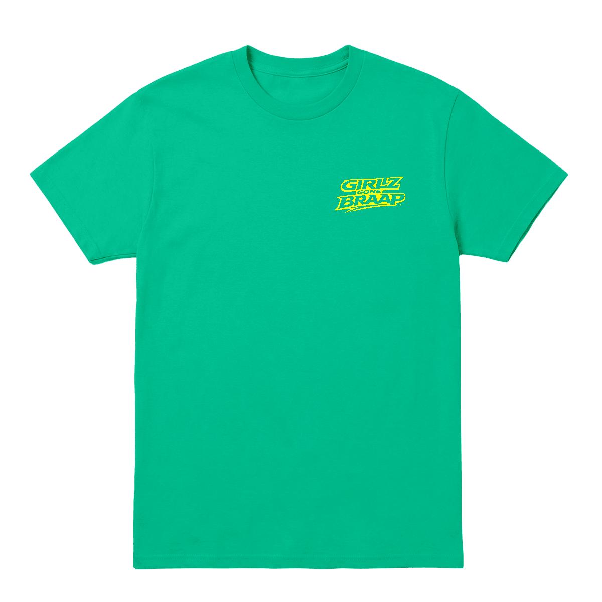 2-wheel drive T - lime yellow logo