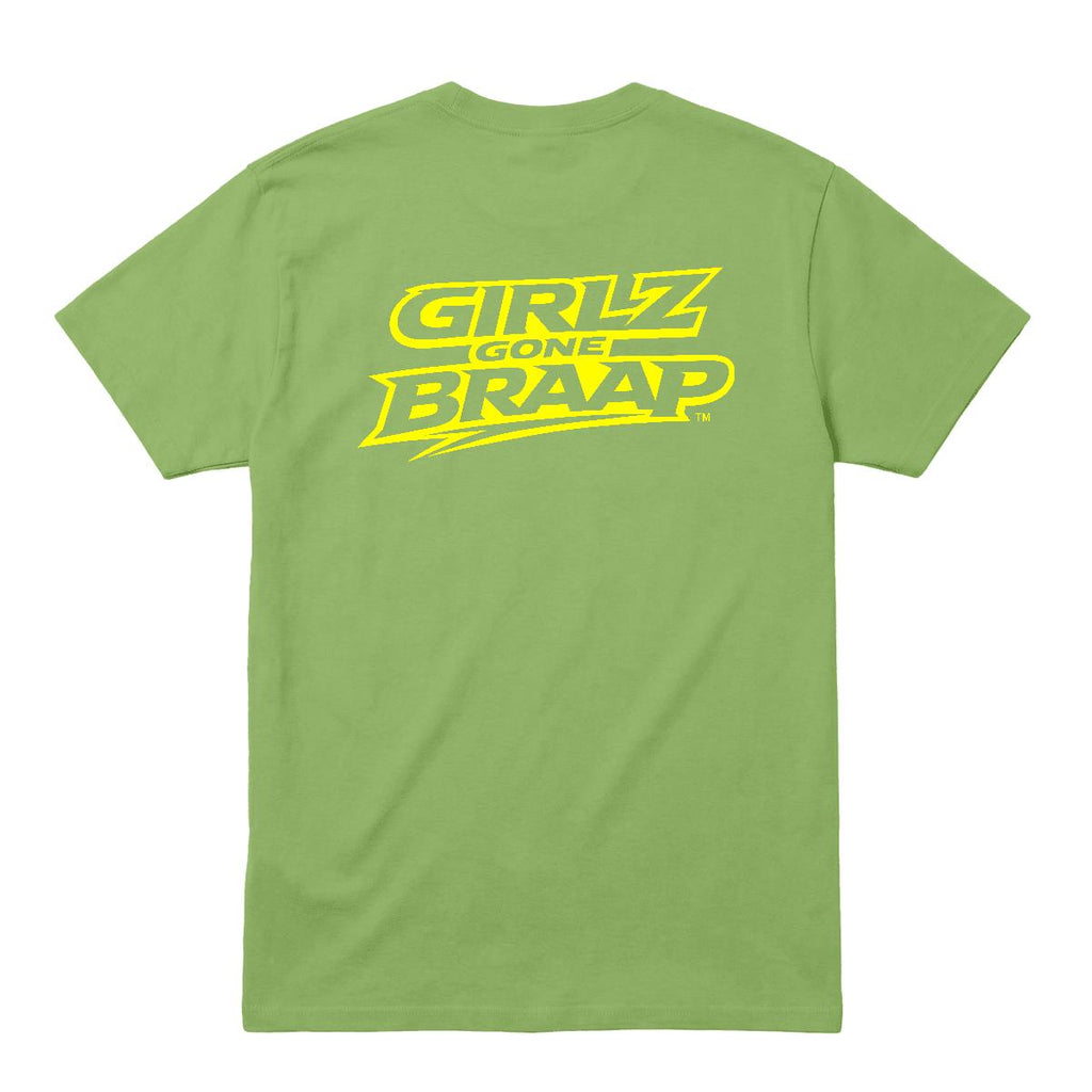 2-wheel drive T - lime yellow logo