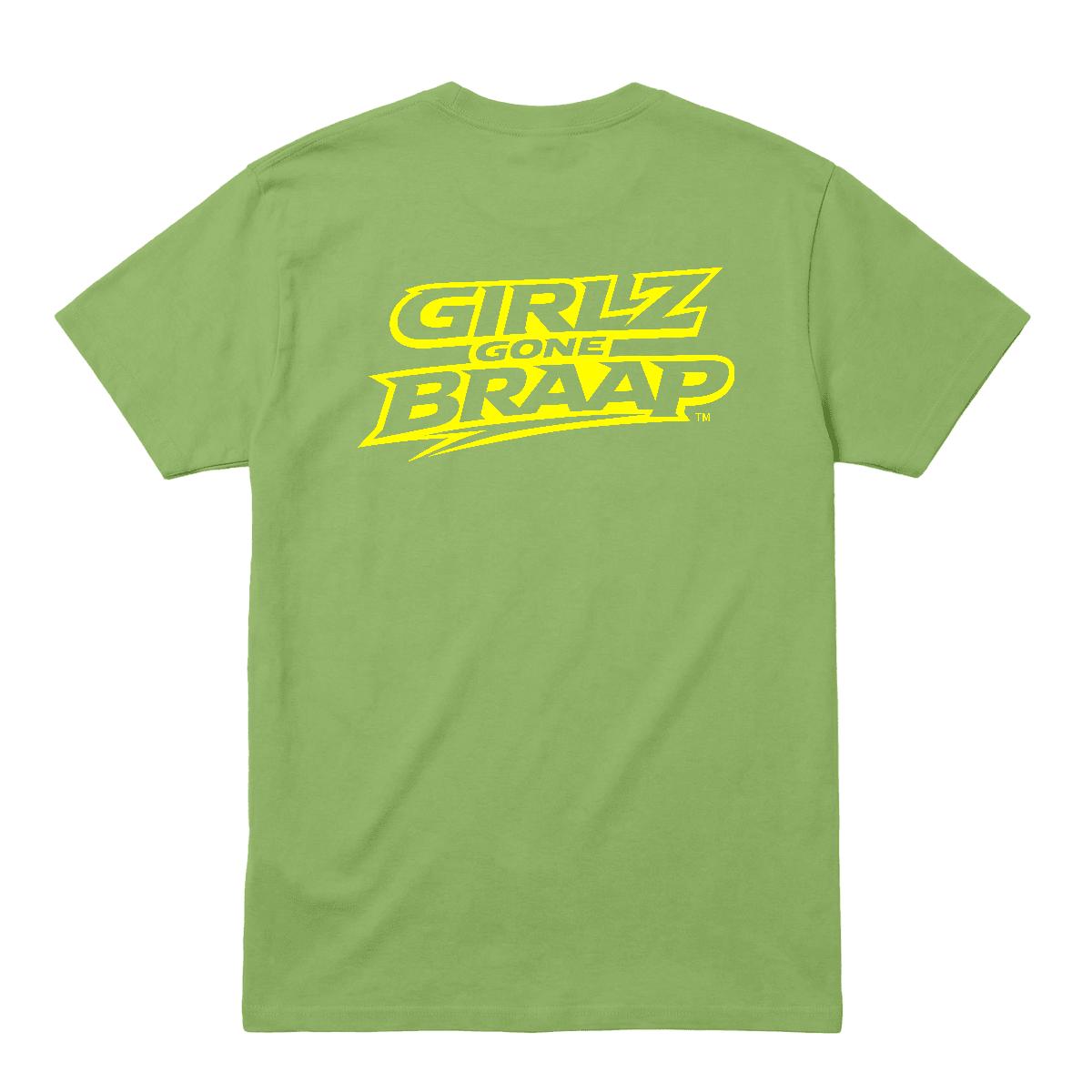 2-wheel drive T - lime yellow logo