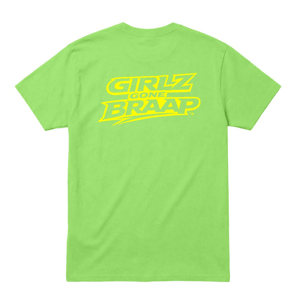 2-wheel drive T - lime yellow logo