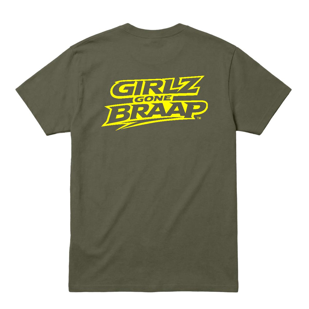 2-wheel drive T - lime yellow logo