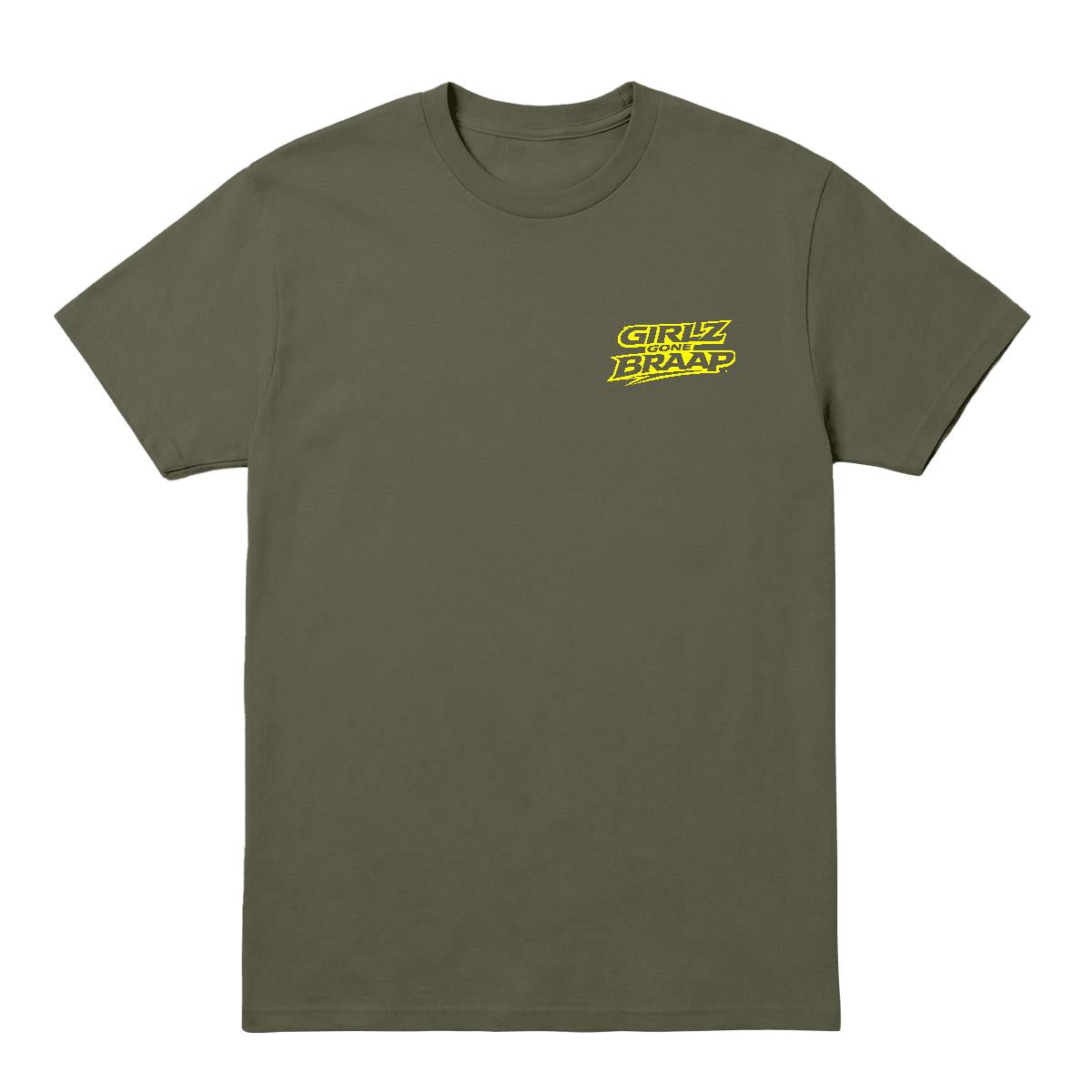 2-wheel drive T - lime yellow logo
