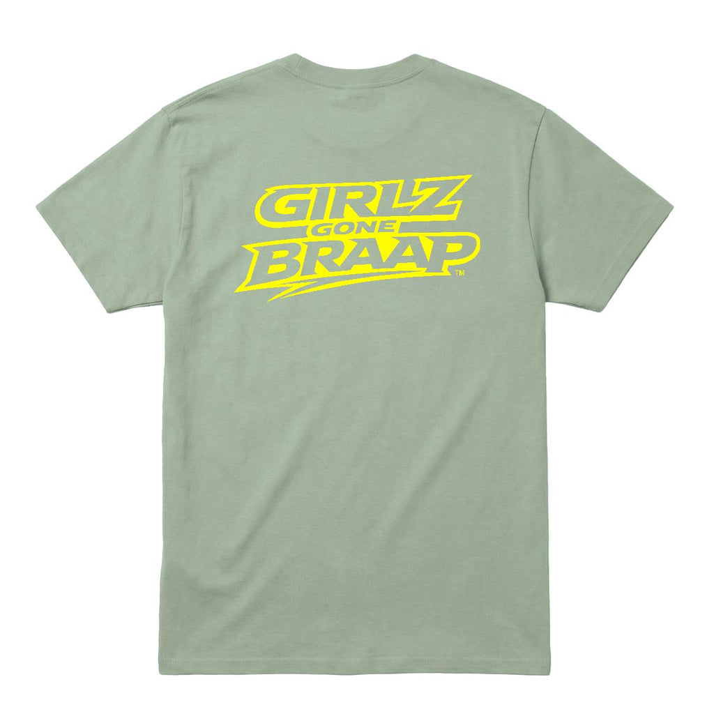 2-wheel drive T - lime yellow logo