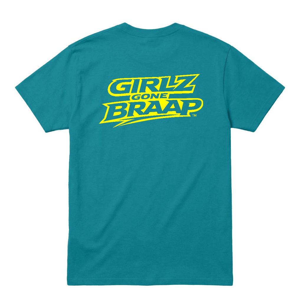 2-wheel drive T - lime yellow logo