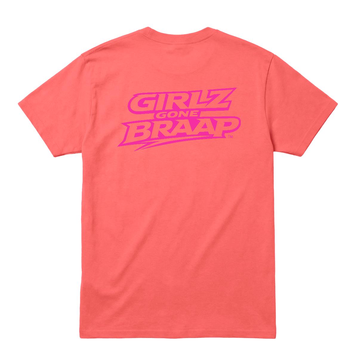 2-wheel drive T - pink Logo