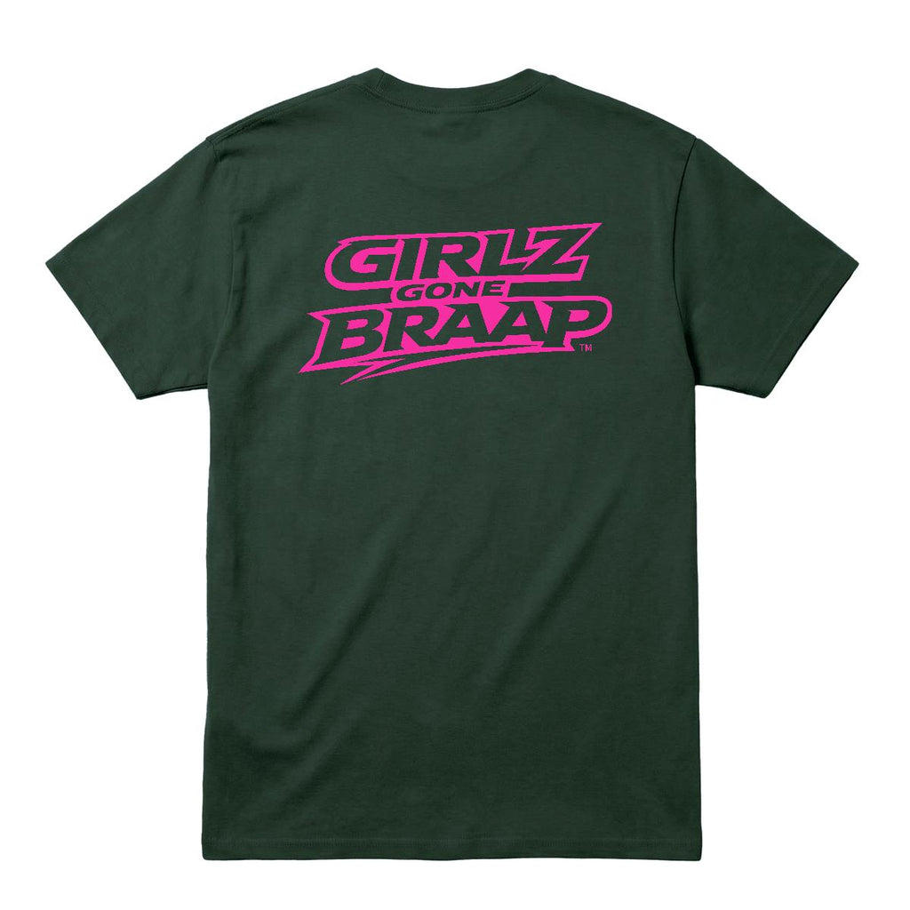 2-wheel drive T - pink Logo
