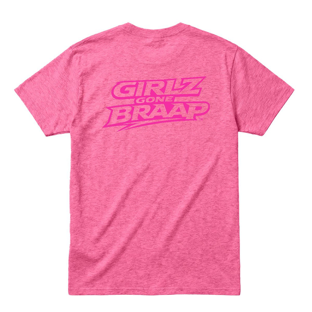 2-wheel drive T - pink Logo
