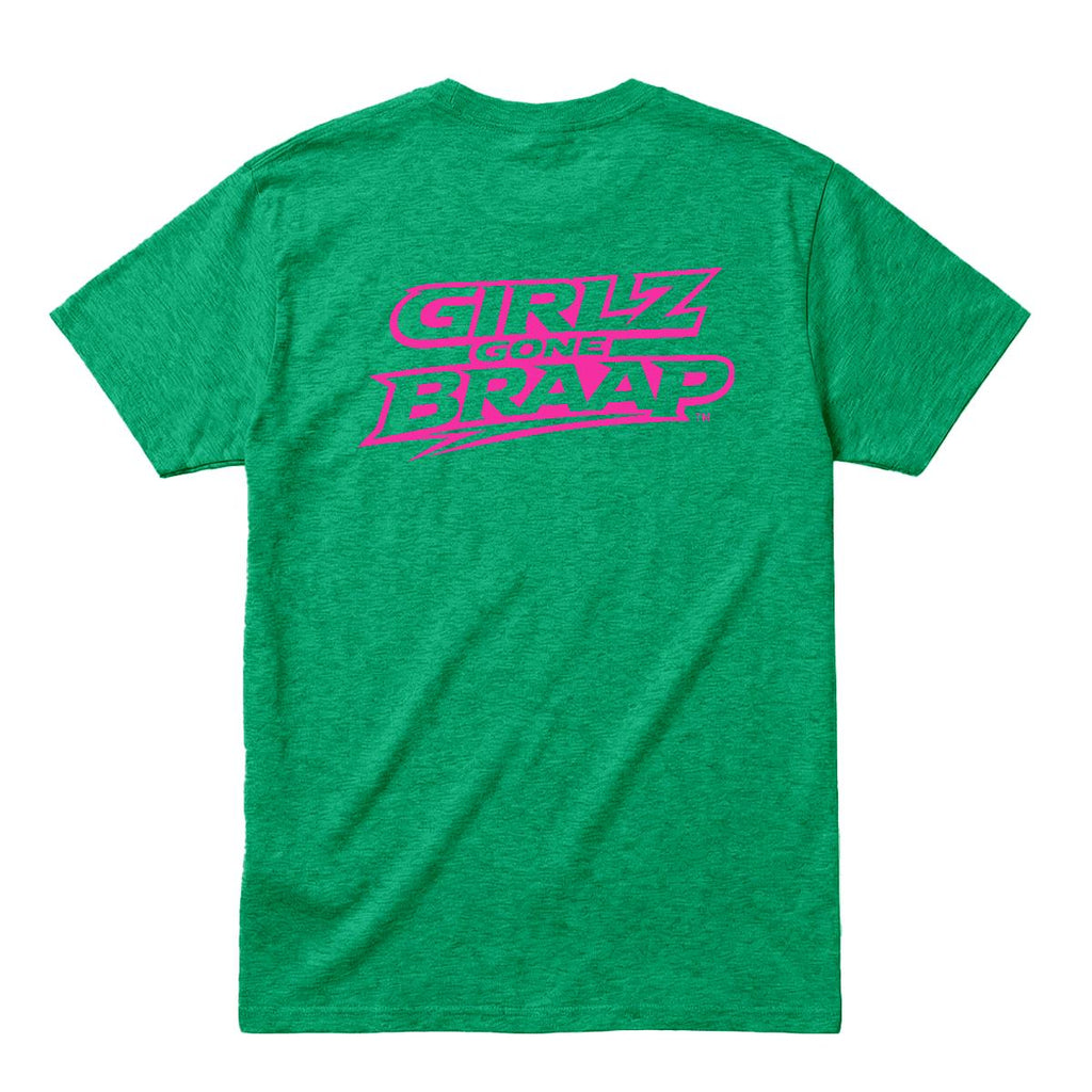 2-wheel drive T - pink Logo