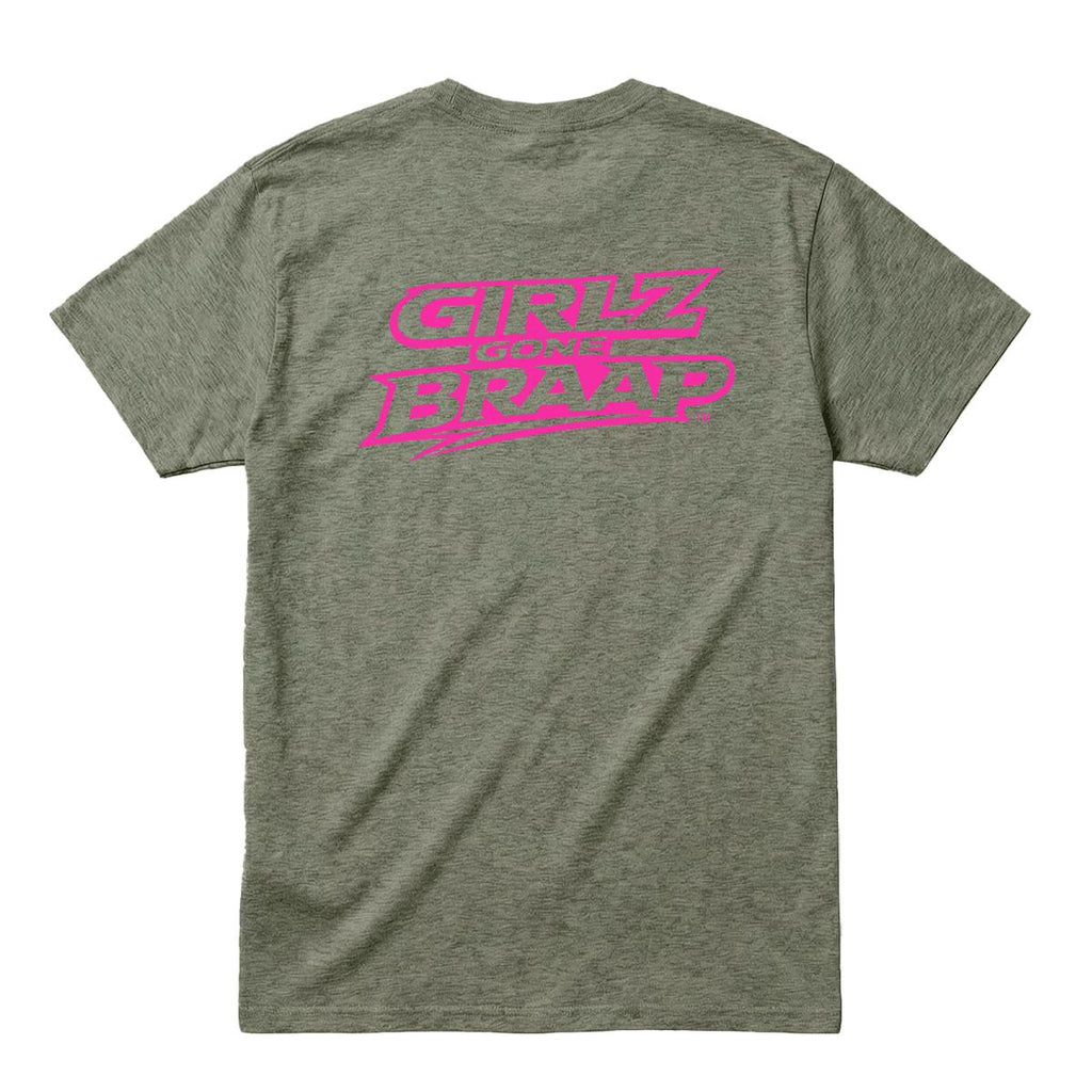 2-wheel drive T - pink Logo