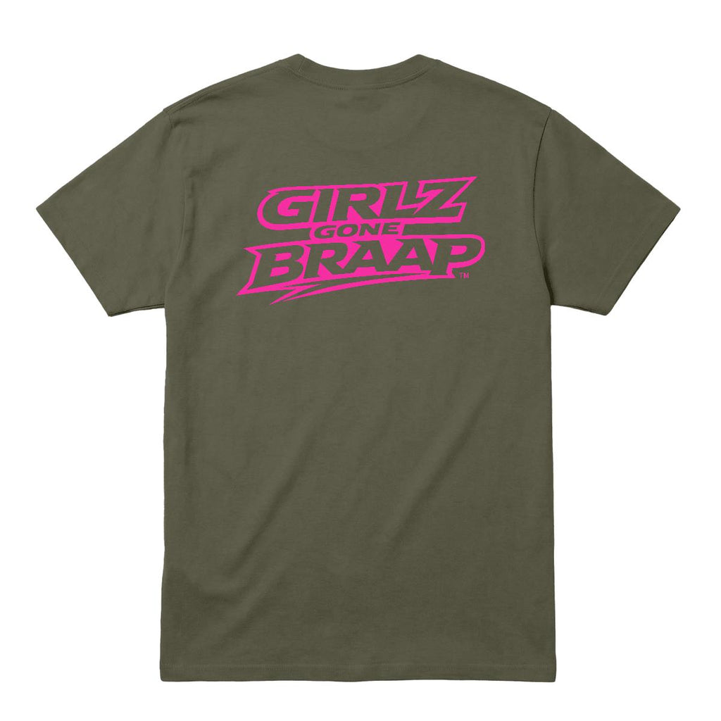 2-wheel drive T - pink Logo