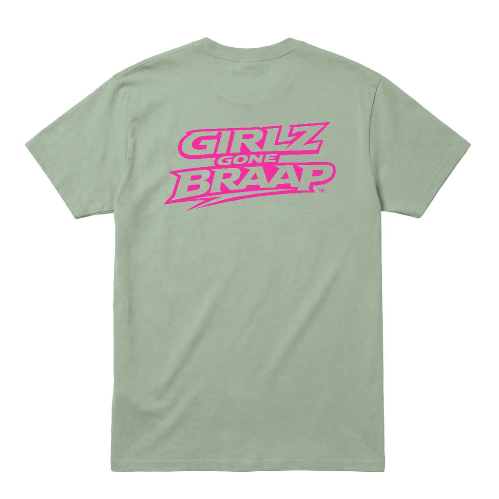 2-wheel drive T - pink Logo