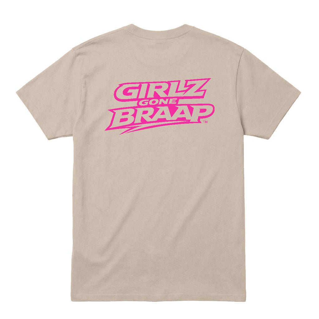 2-wheel drive T - pink Logo