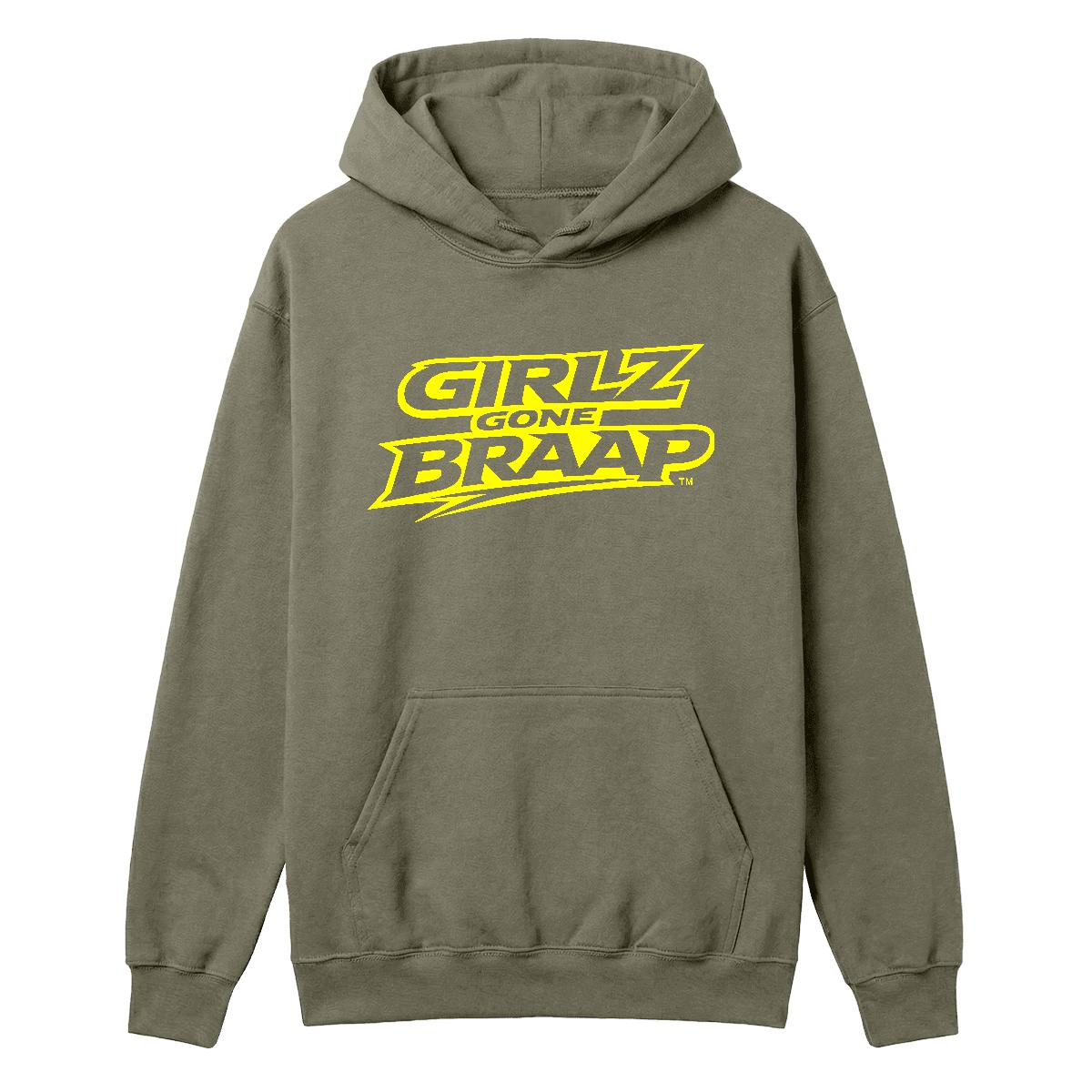 Braap Mode Hoodie - lime yellow