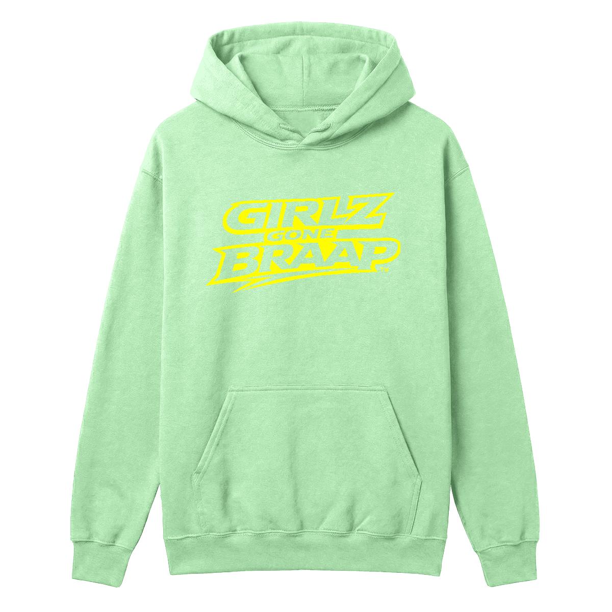 Braap Mode Hoodie - lime yellow